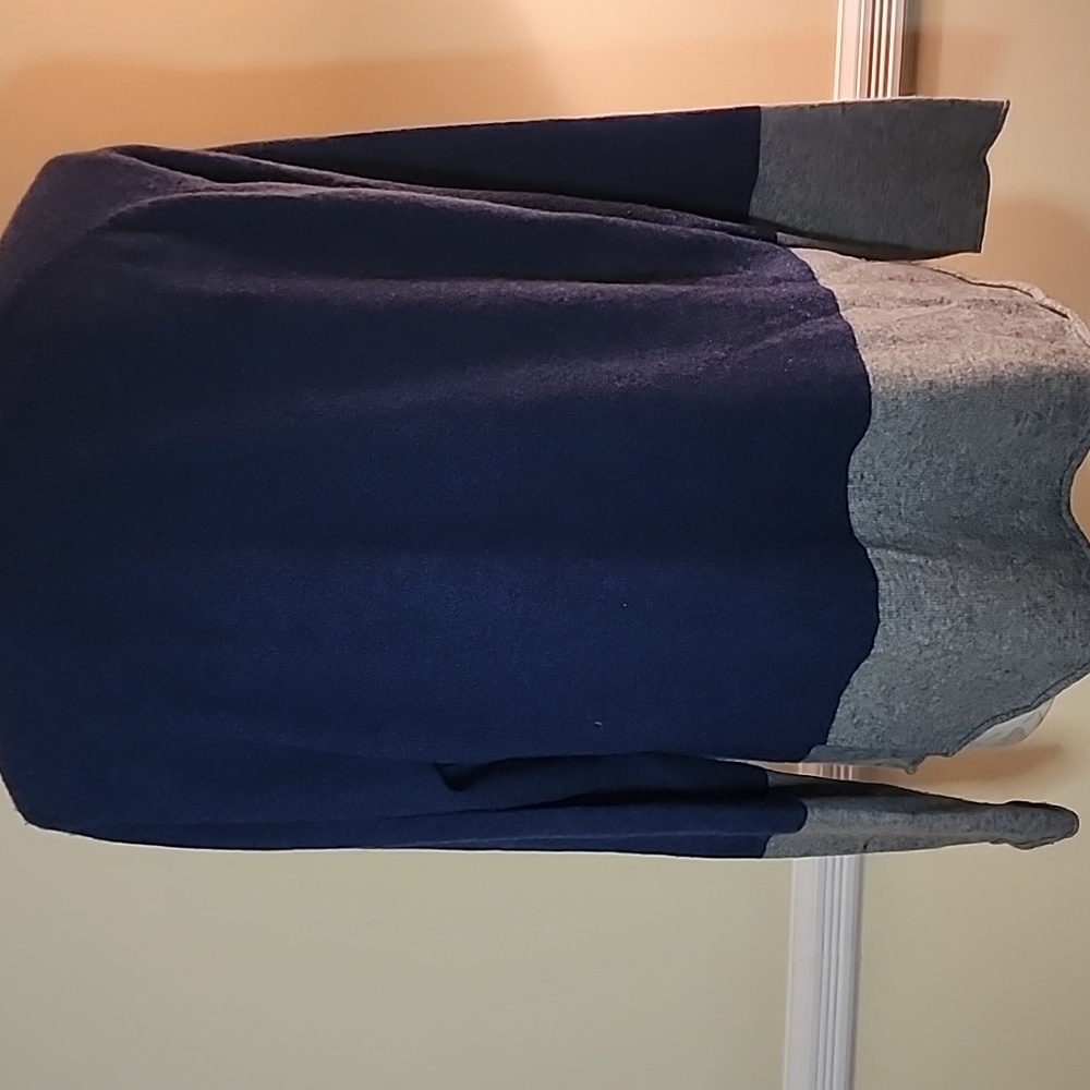 Project J Colorblock Cashmere Crew Neck Xl View 4